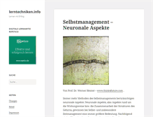Tablet Screenshot of lerntechniken.info